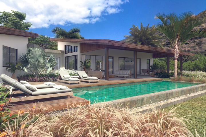 Villa in Tamarin with 4 bedrooms and private pool on 1,300 sq m