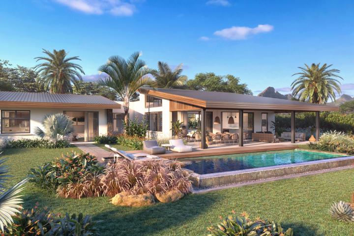 Villa à vendre à Rivière Noire avec 4 chambres et piscine privée sur 1 300 m²