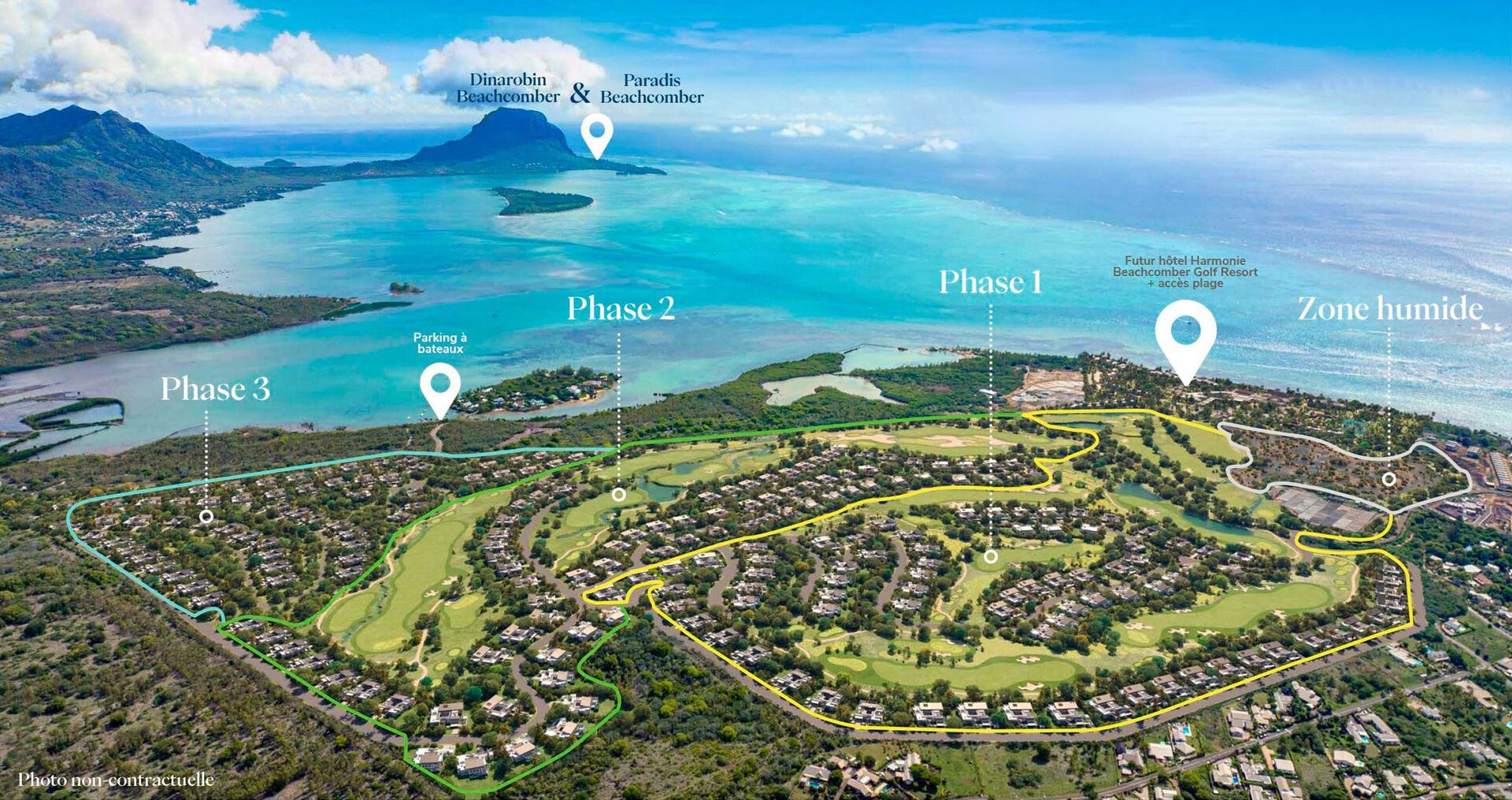Villa éco-responsable 3 chambres à Tamarin face au golf à vendre
