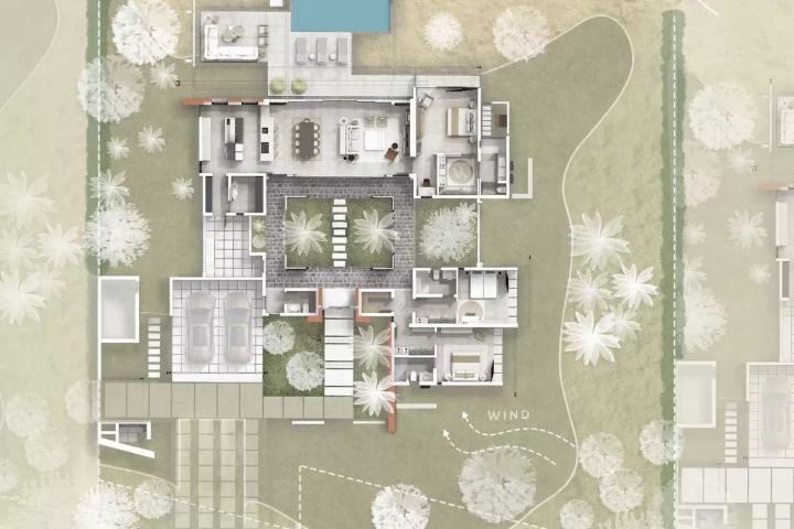 Villa éco-responsable 3 chambres à Tamarin face au golf à vendre