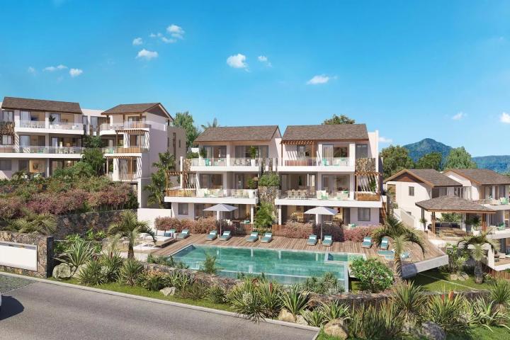 TAMARIN – NO AGENCY FEES – High-end 2-bedroom penthouse with stunning views for sale