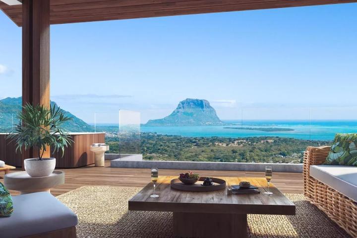 TAMARIN – NO AGENCY FEES – High-end 2-bedroom penthouse with stunning views for sale