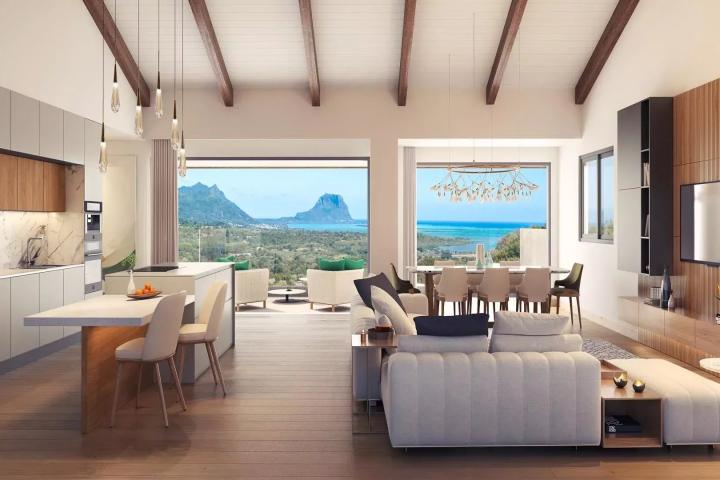 TAMARIN – SANS FRAIS D'AGENCE – Penthouse de prestige avec une vue extraordinaire à vendre
