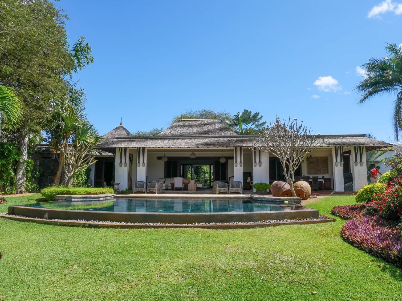TAMARIN – Exceptionnelle villa de prestige sur le golf à vendre