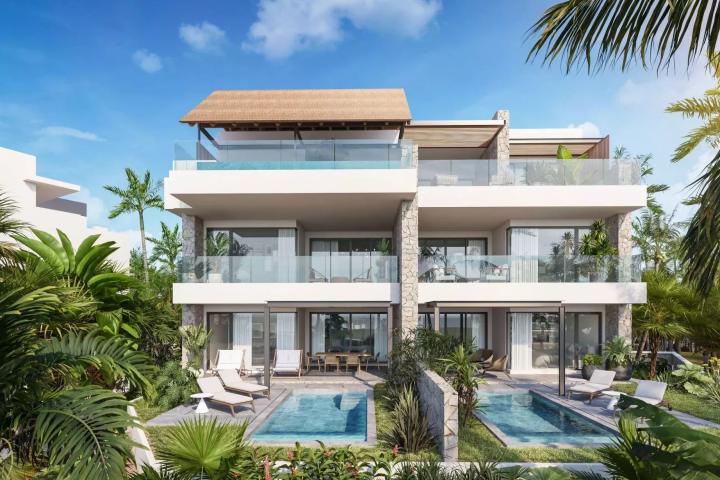 Proche de la plage de Flic en Flac , acheter un appartement de 3 chambres en suite
