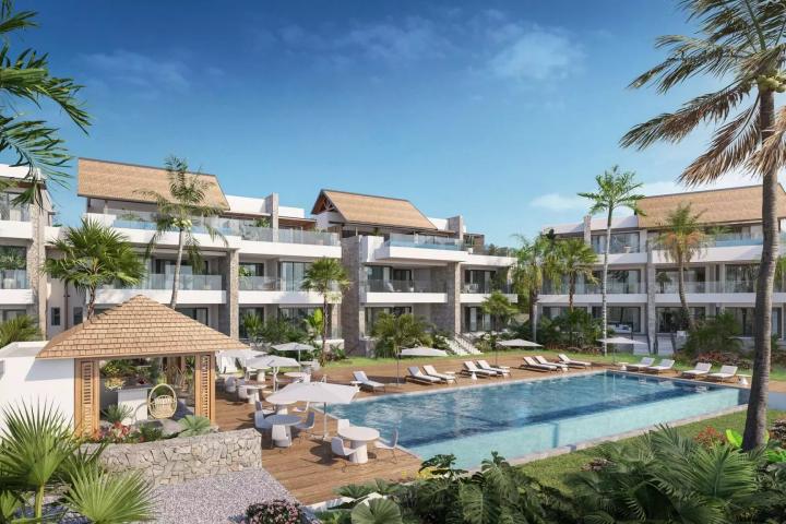 Proche de la plage de Flic en Flac , acheter un appartement de 3 chambres en suite