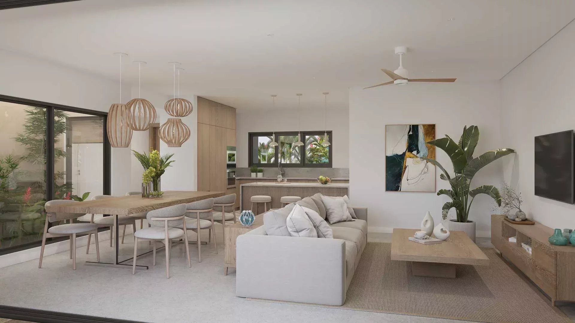 Penthouse with private pool and 180-degree panoramic ocean views