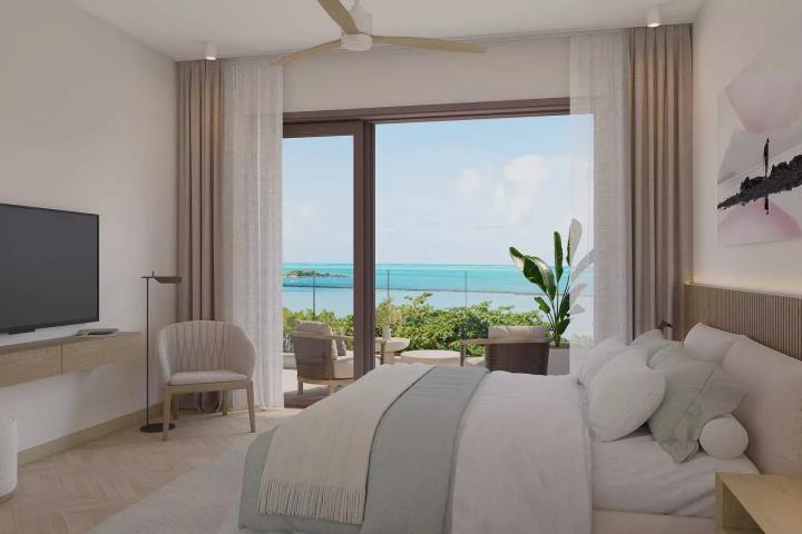 Penthouse avec piscine privée et vues panoramiques à 180° sur l'océan à vendre à Haute Rive