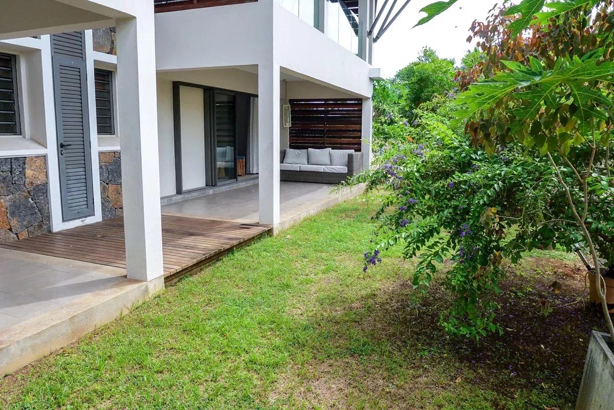 Appartement meublé 3 chambres avec jardin à Tamarin