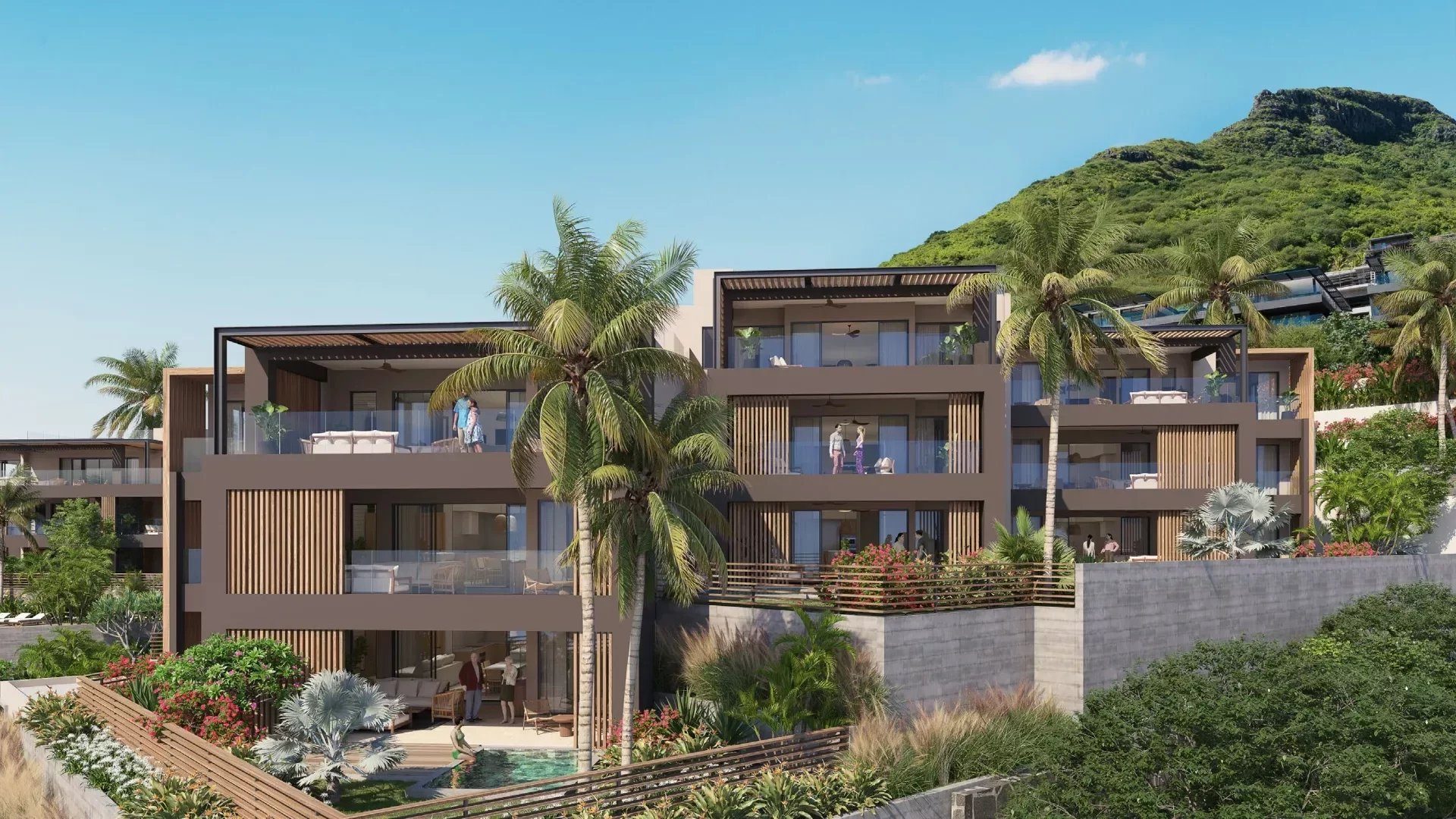 Un penthouse unique à Maurice – Vue extraordinaire, toit terrasse avec piscine à vendre à Rivière Noire