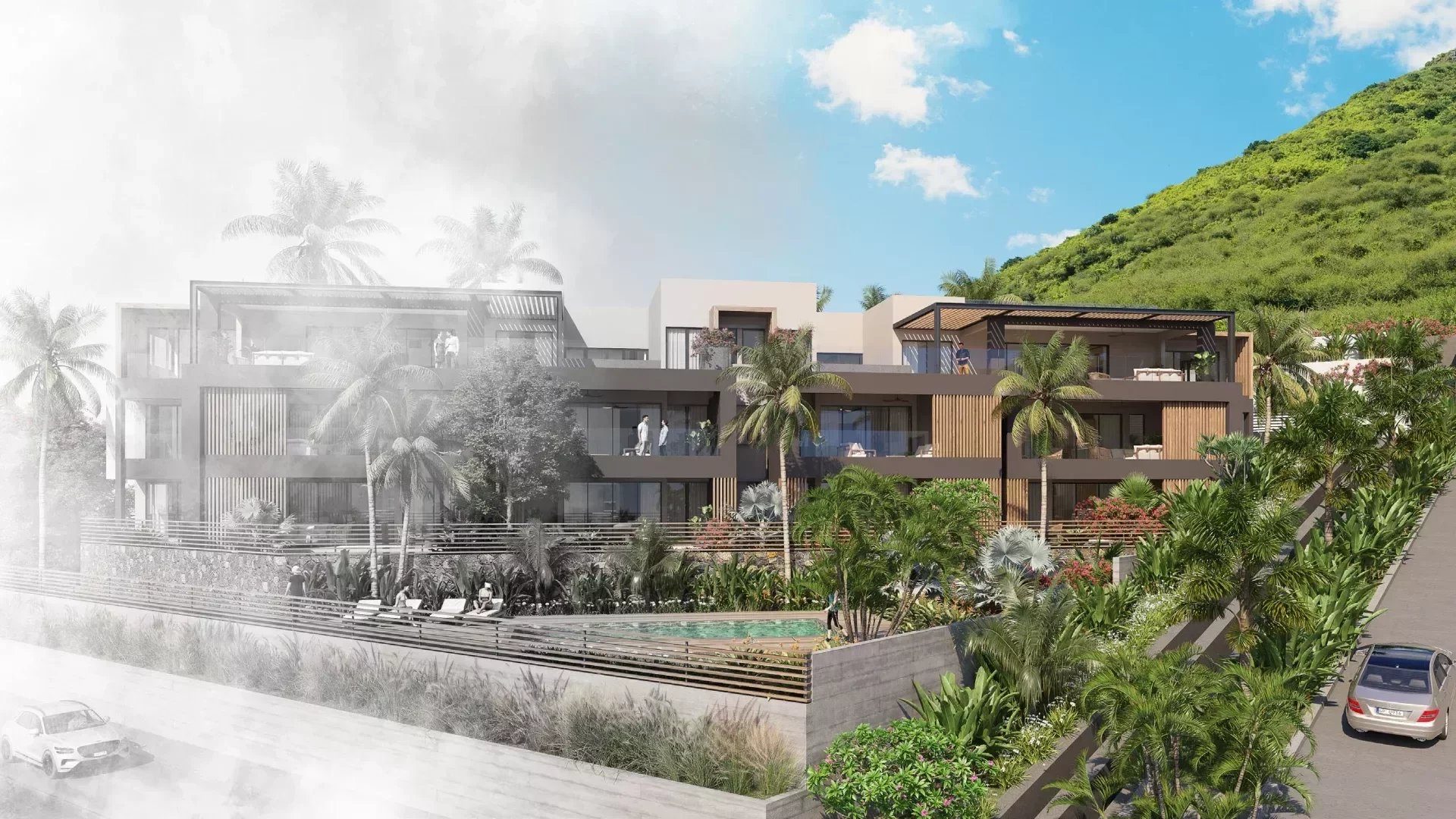 Un penthouse unique à Maurice – Vue extraordinaire, toit terrasse avec piscine à vendre à Rivière Noire