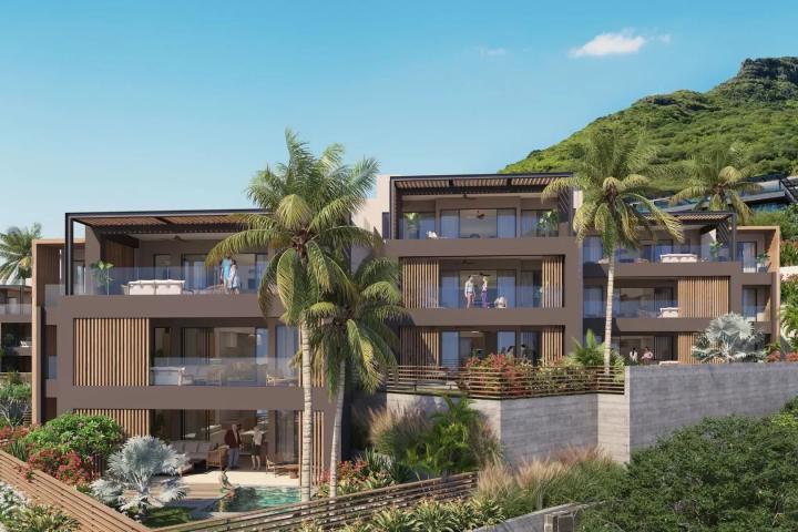 Un penthouse unique à Maurice – Vue extraordinaire, toit terrasse avec piscine à vendre à Rivière Noire
