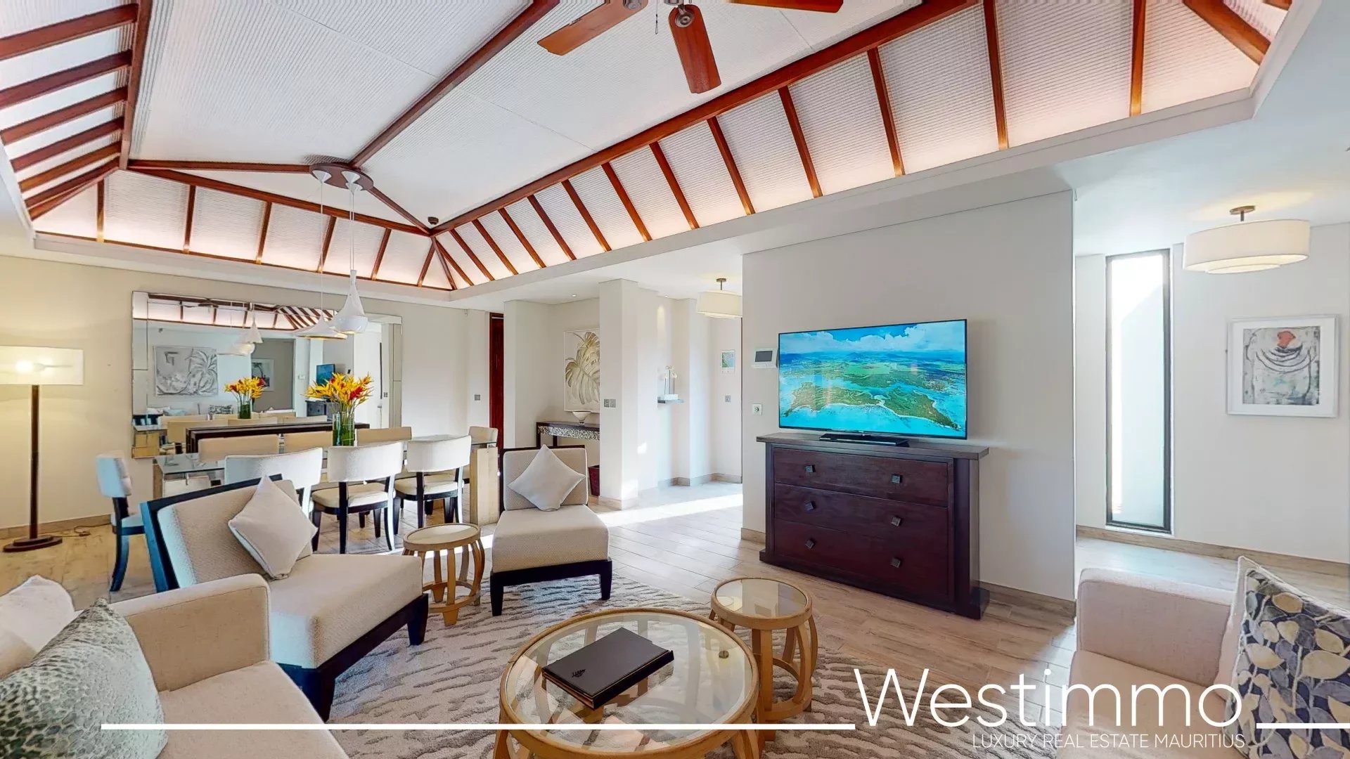 Magnifique villa suite rénovée avec piscine privée et vue mer dans un complex 5 etoiles