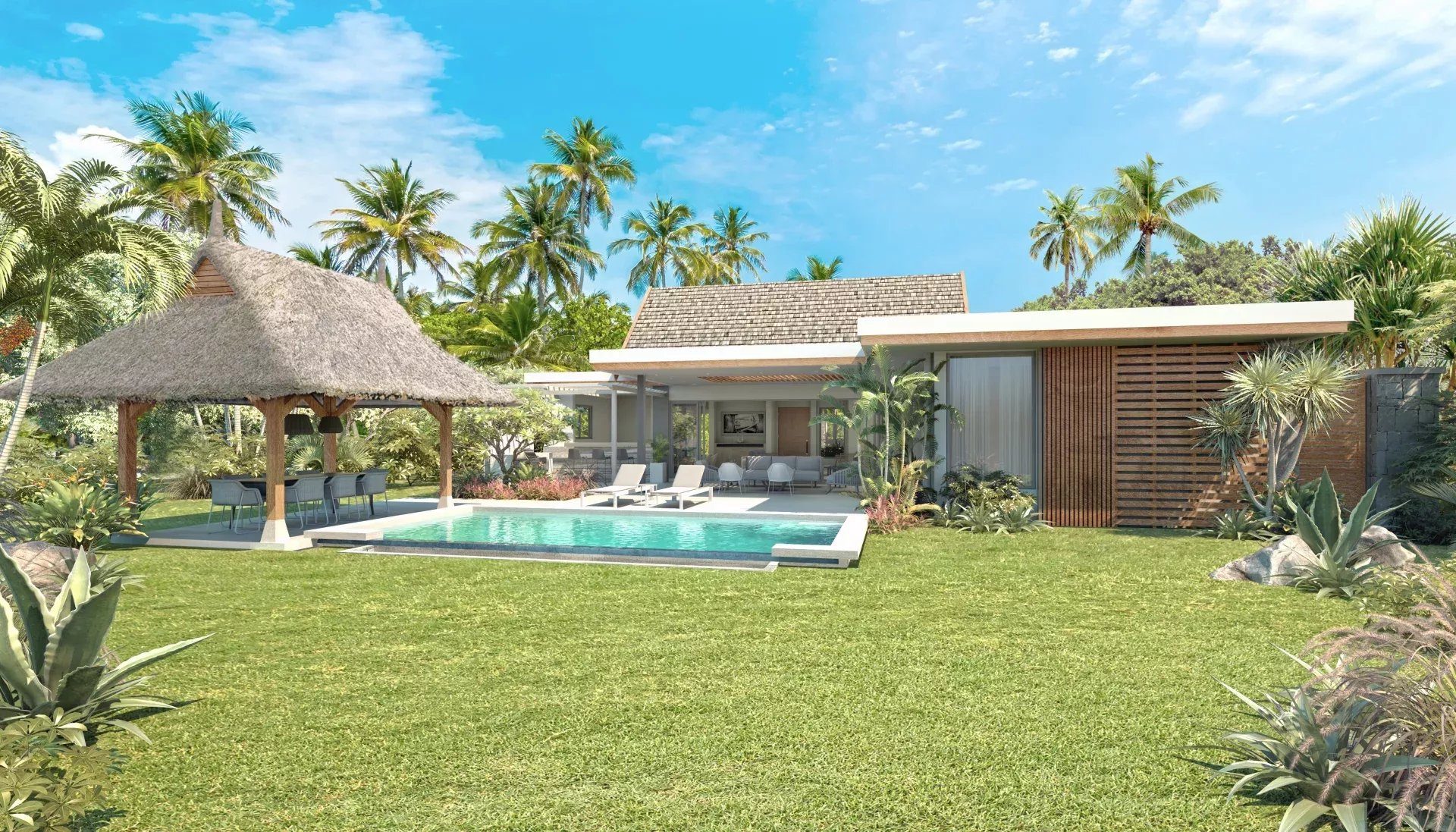 POINTE D'ESNY – Villa with private pool on a 1,200 sqm plot for sale