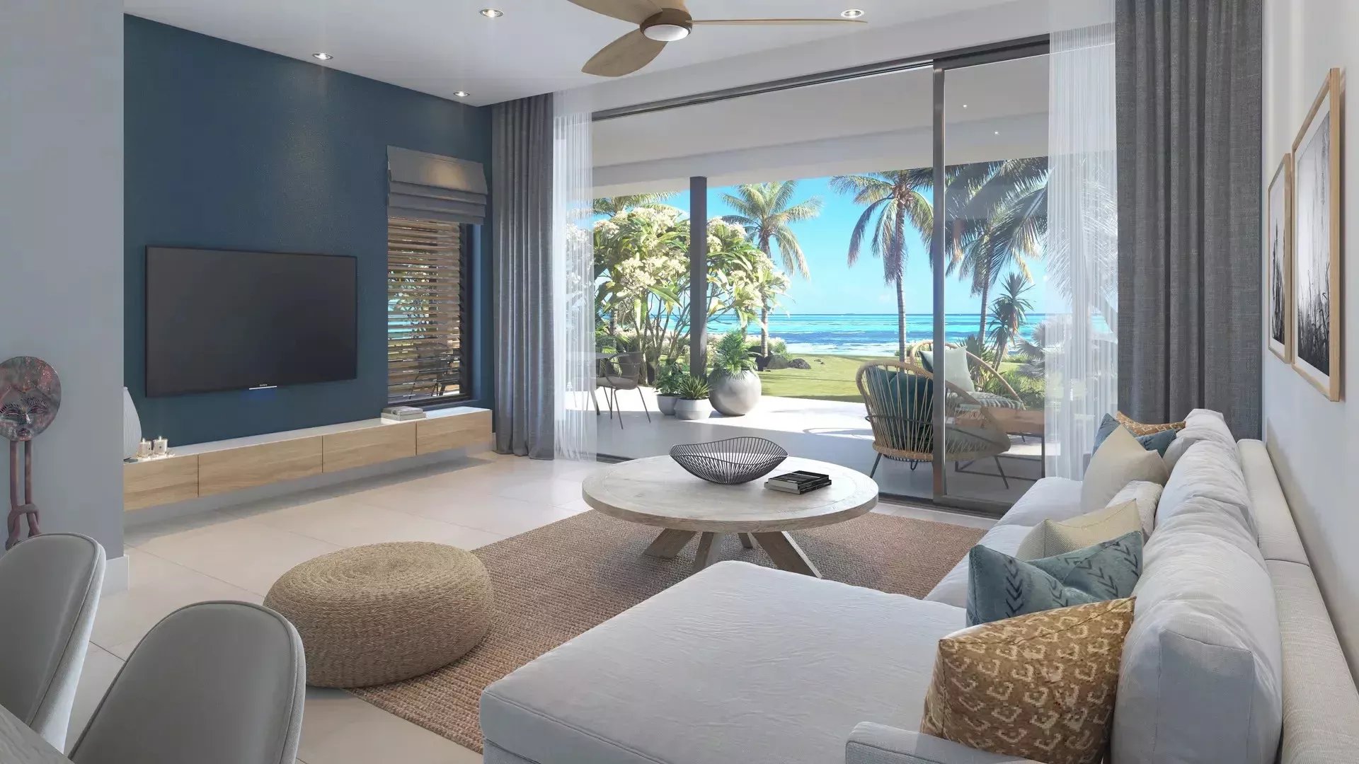Appartement à vendre à Rivière Noire avec 3 chambres et piscine commune de 255m²