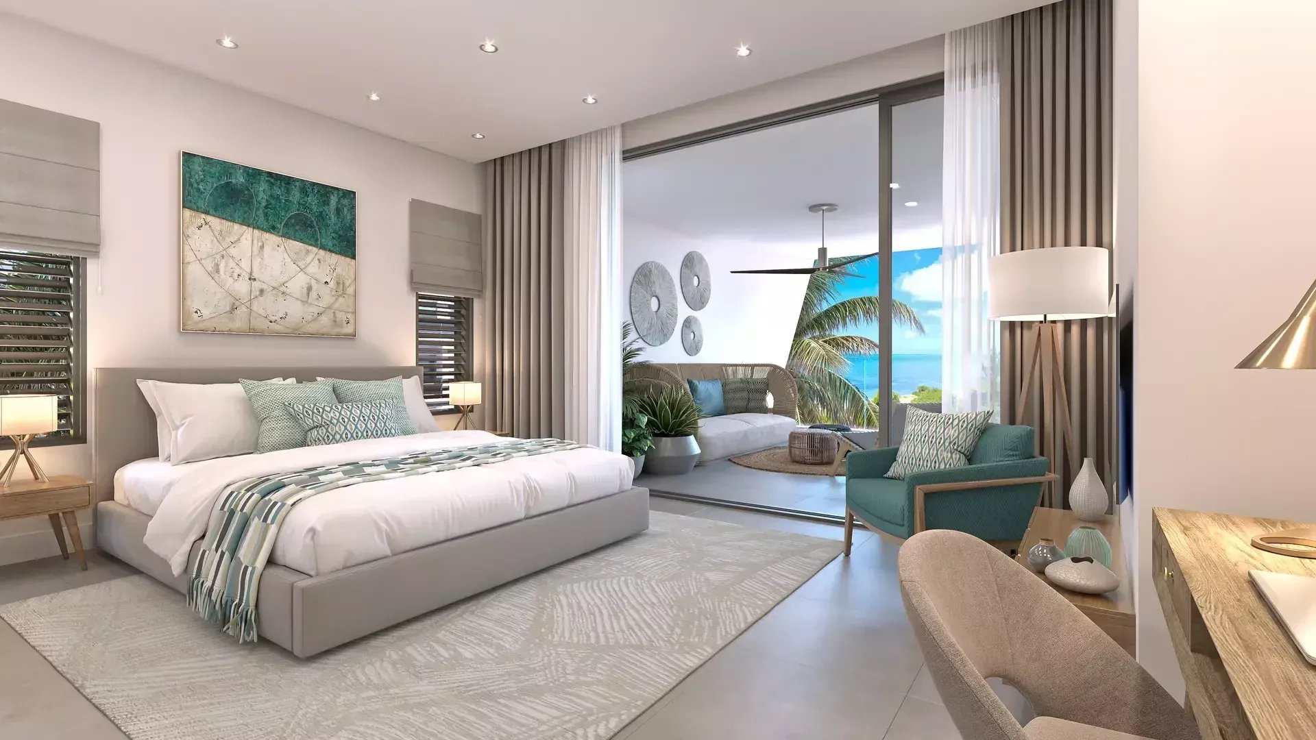 Appartement à vendre à Rivière Noire avec 3 chambres et piscine commune de 255m²