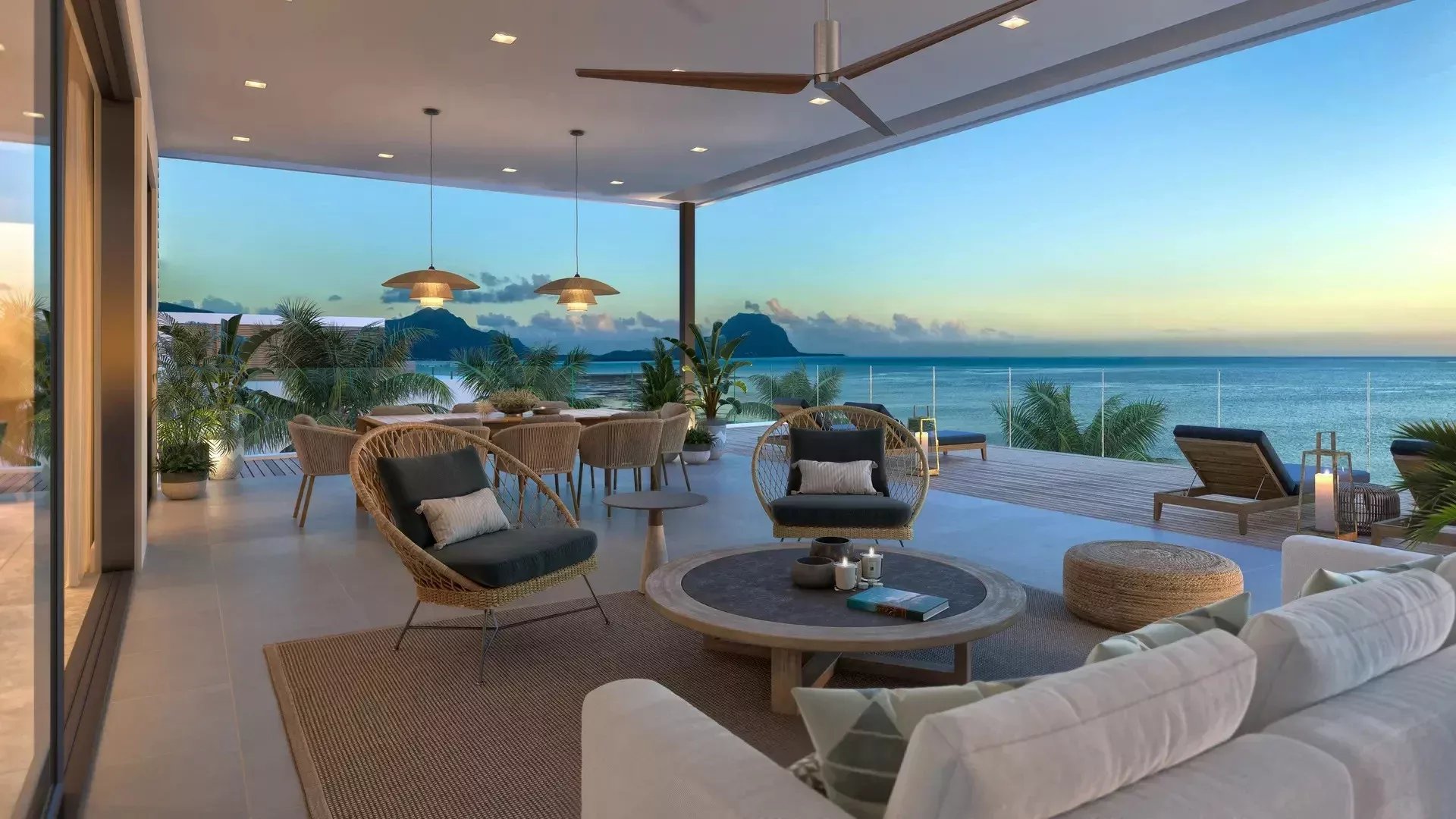 RIVIERE NOIRE – Penthouse avec 3 chambres et piscine privée de 255m²