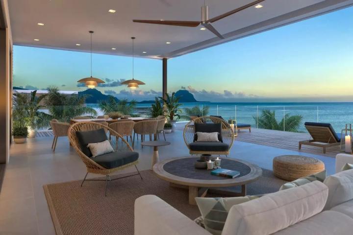 RIVIERE NOIRE – Penthouse avec 3 chambres et piscine privée de 255m² à vendre