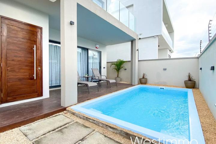 Sodnac – Maison moderne meublée à louer à Sodnac avec piscine et rooftop à Quatre Bornes