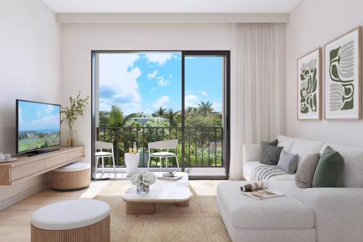 HAUTE RIVE – Appartement 1 chambre à vendre avec piscine commune de 45m²,