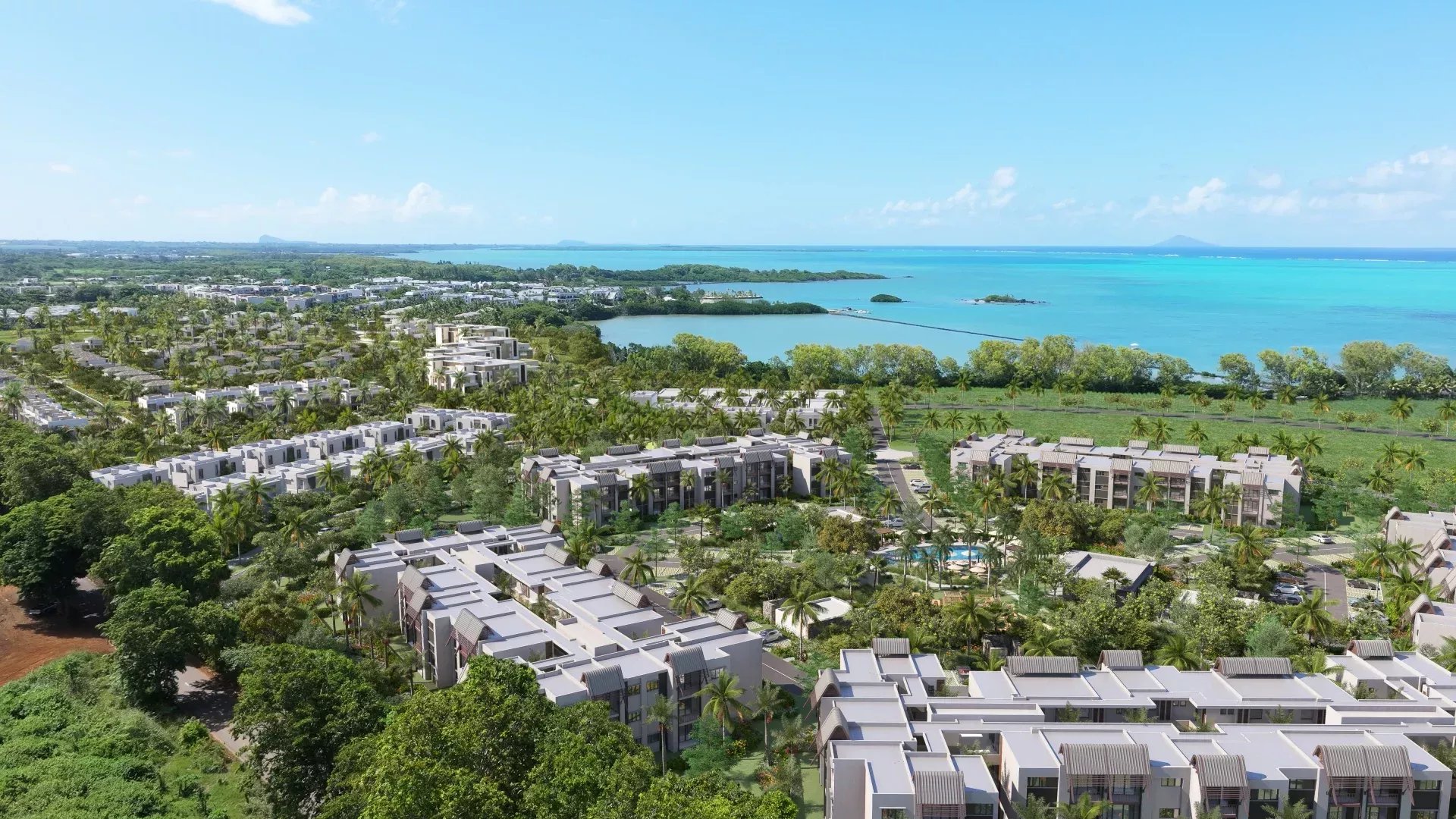 HAUTE RIVE - апартамент с 2 спальнями, общим бассейном и 60 м² жилой площади