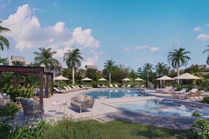 HAUTE RIVE - 3-bedroom apartment with communal pool and 91 sq m