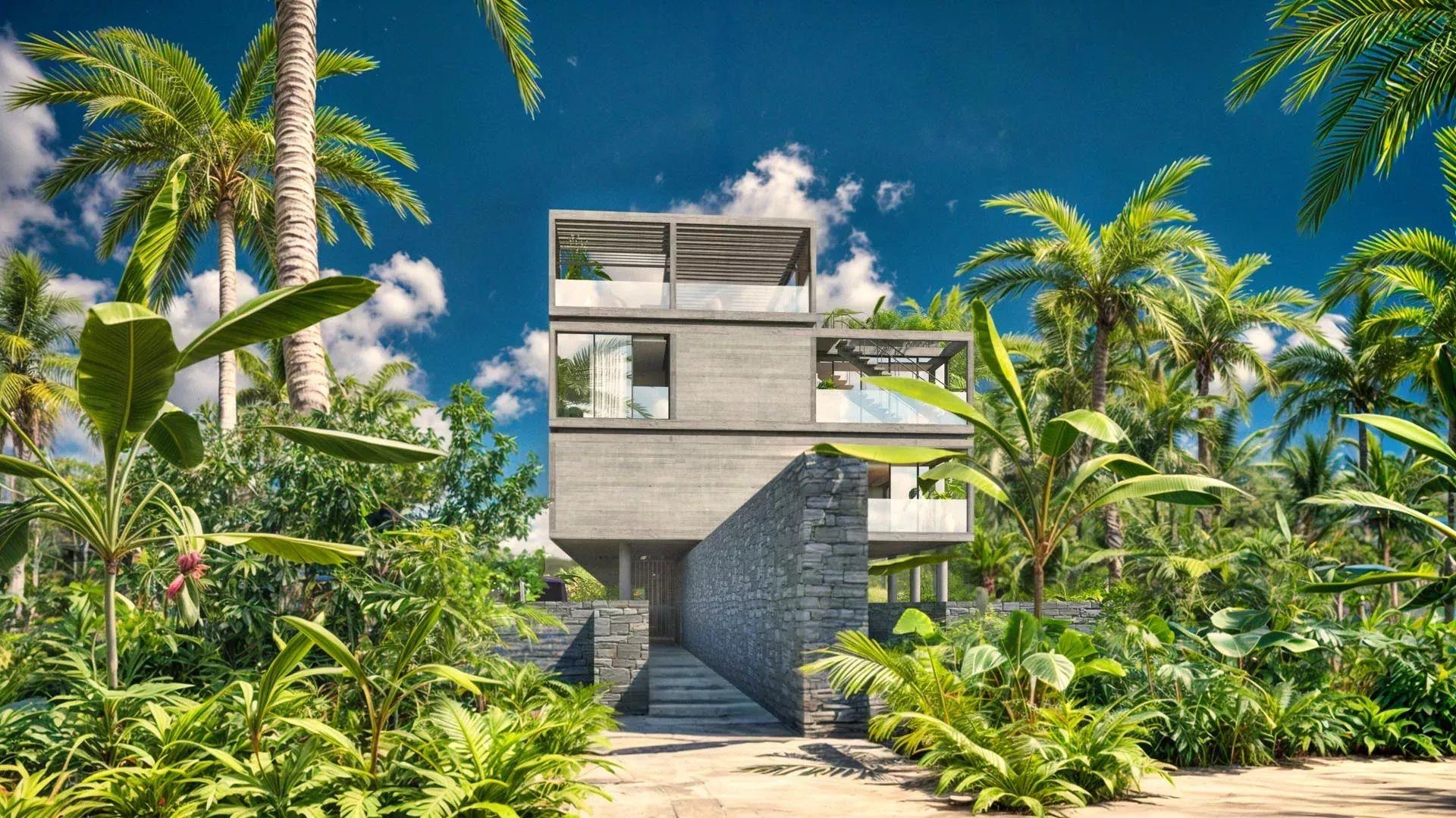 ROCHES NOIRES – l’élégance tropicale dans cette appartement 3 chambres avec rooftop et piscine à vendre