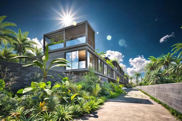 ROCHES NOIRES – l’élégance tropicale dans cette appartement 3 chambres avec rooftop et piscine à vendre
