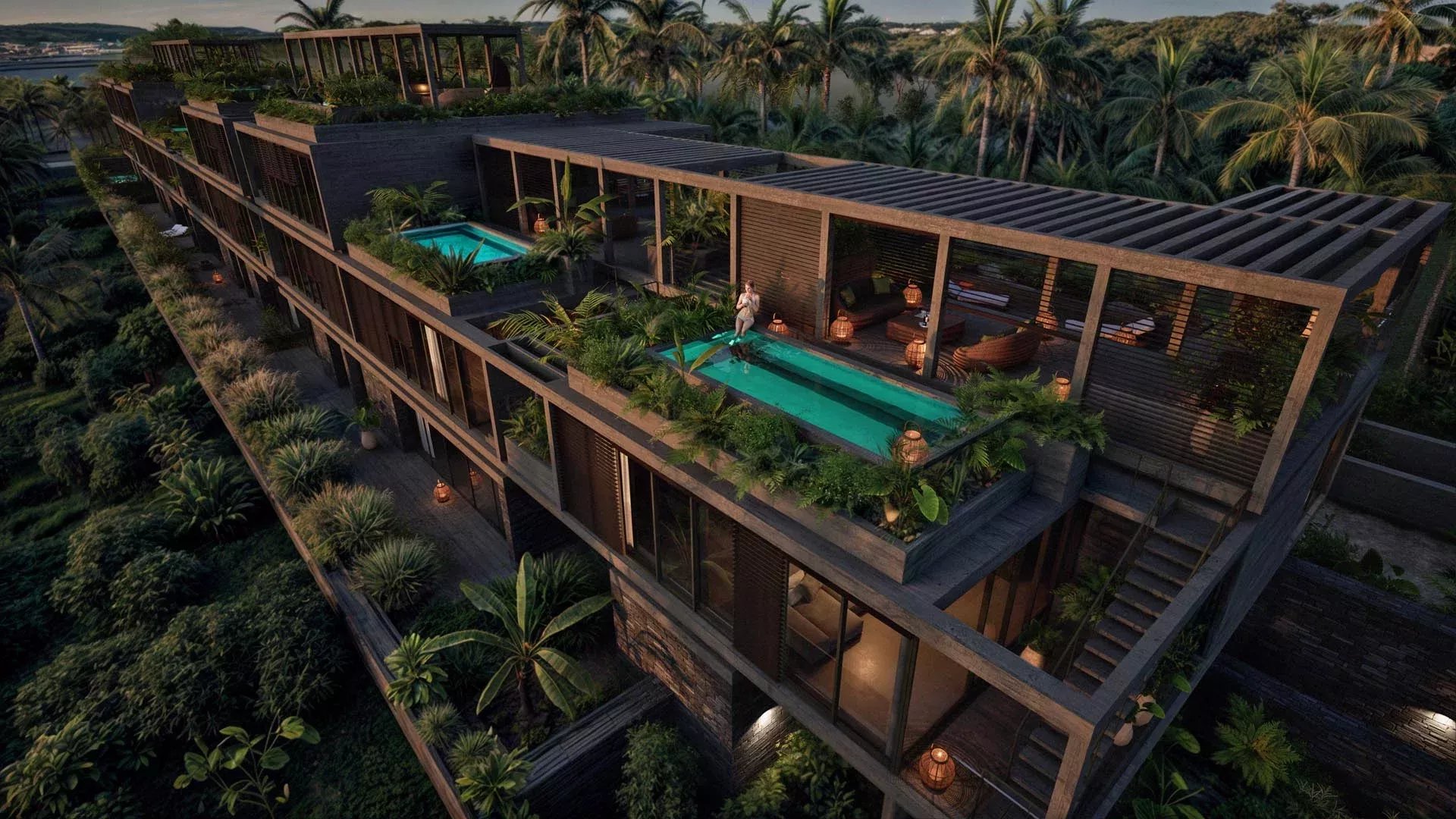 ROCHES NOIRES – Magnifique appartement de 3 chambres en rez de jardin