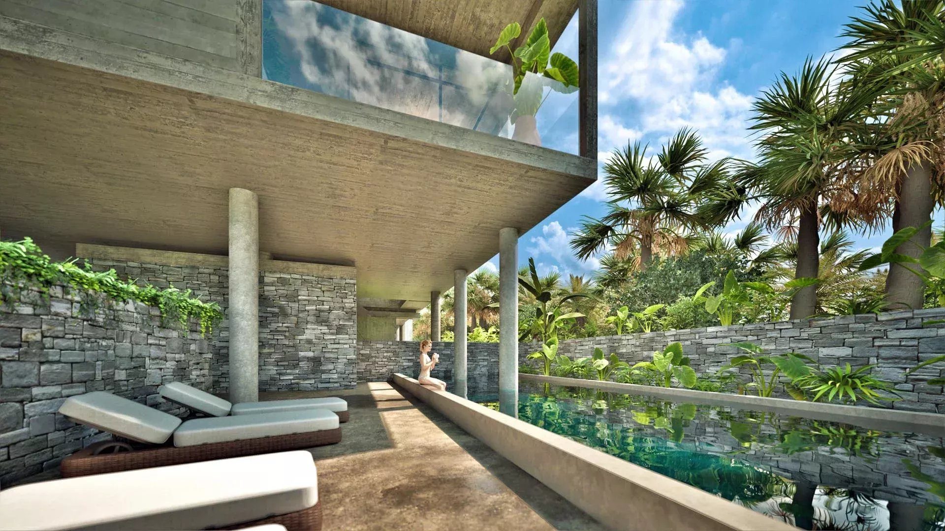 ROCHES NOIRES – Un appartement baigné de lumière, au cœur d’un écrin de verdure raffiné à vendre