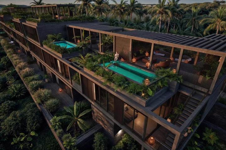 ROCHES NOIRES – Un appartement baigné de lumière, au cœur d’un écrin de verdure raffiné à vendre