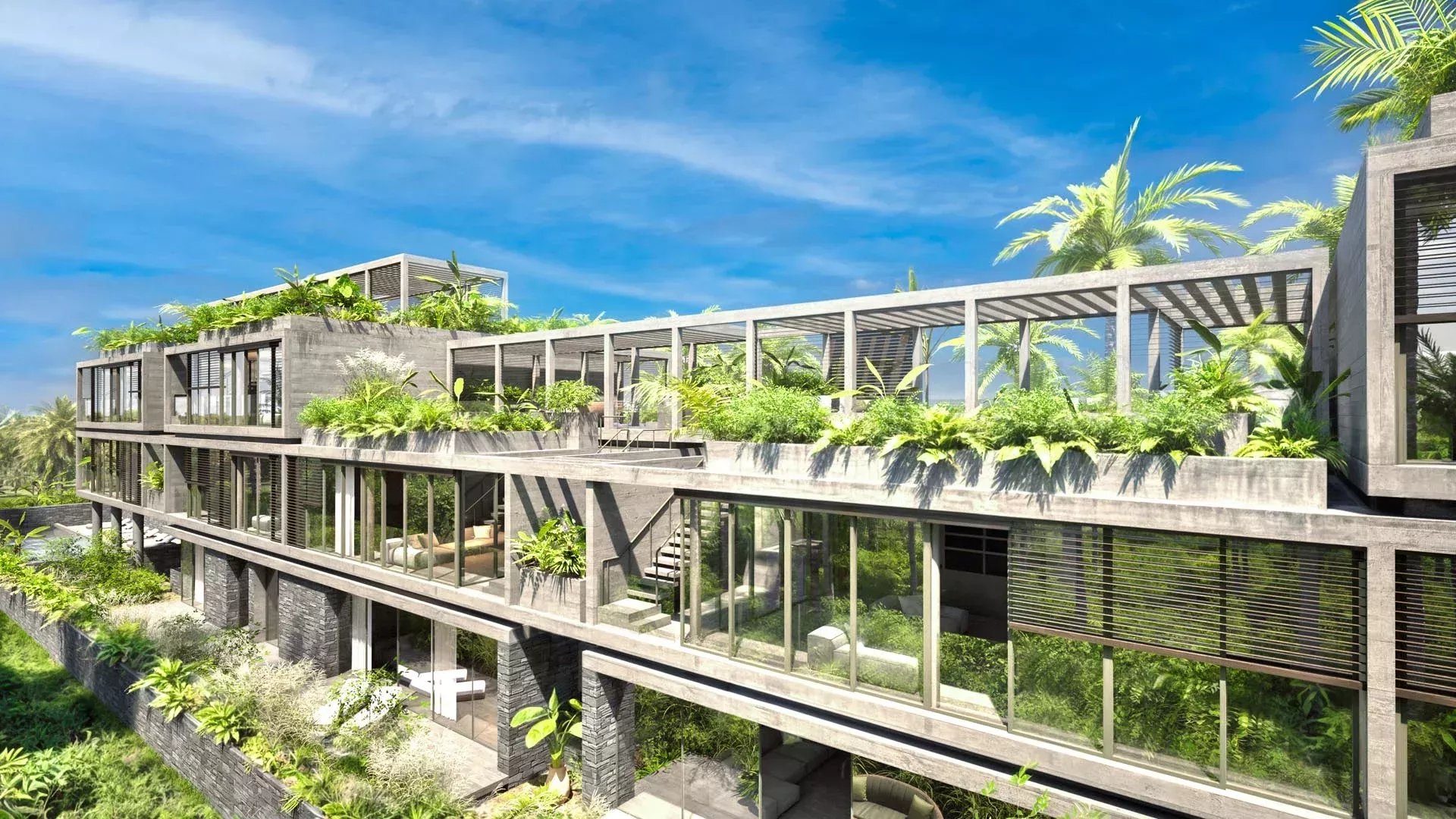 ROCHES NOIRES – l’élégance tropicale dans cette appartement 3 chambres avec rooftop et piscine à vendre