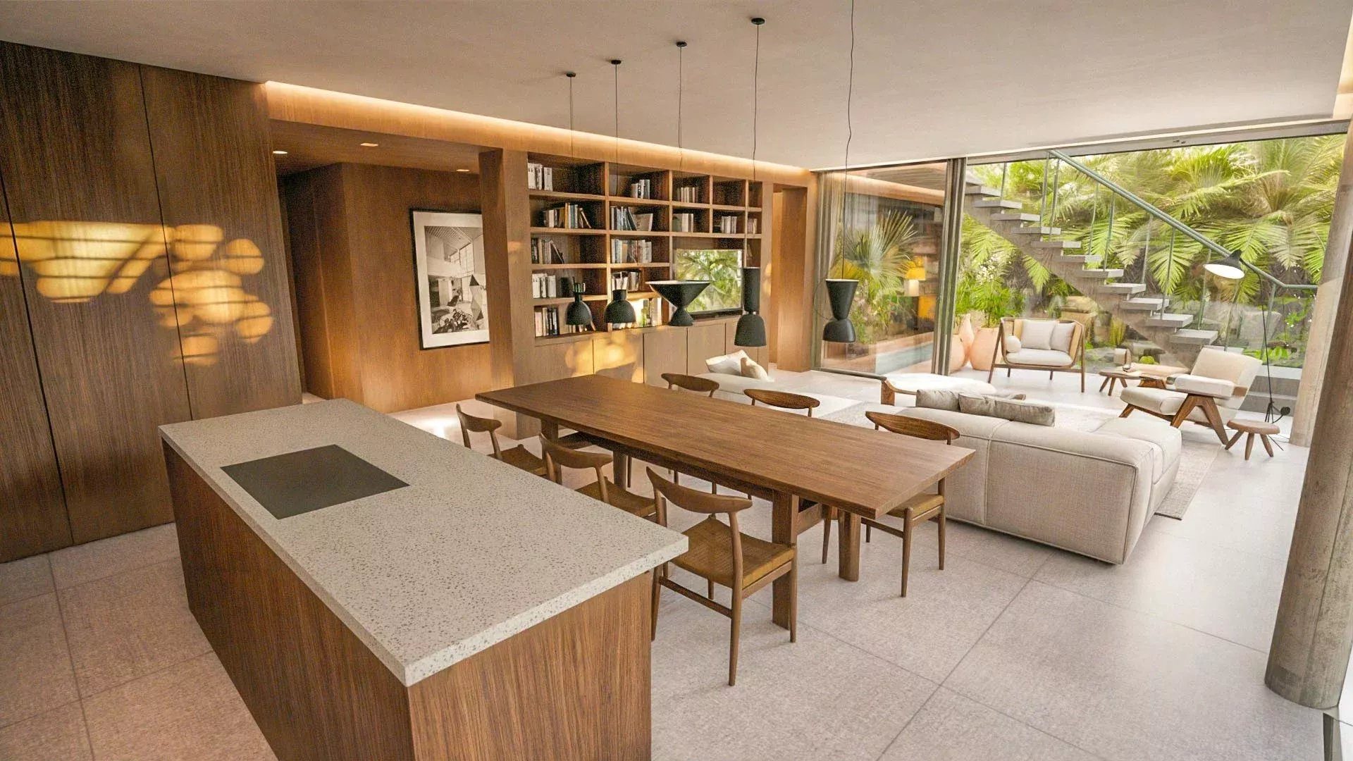 ROCHES NOIRES – l’élégance tropicale dans cette appartement 3 chambres avec rooftop et piscine à vendre