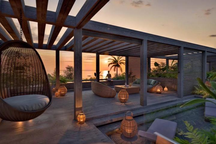 ROCHES NOIRES – l’élégance tropicale dans cette appartement 3 chambres avec rooftop et piscine à vendre