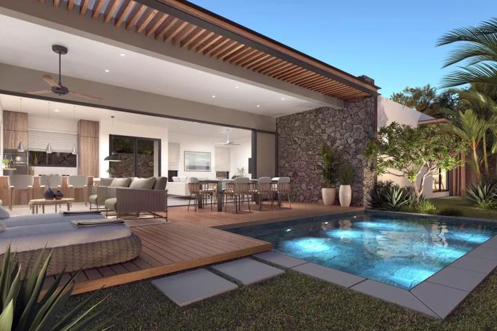 Villa contemporaine 4 chambres avec piscine à vendre à Rivière Noire
