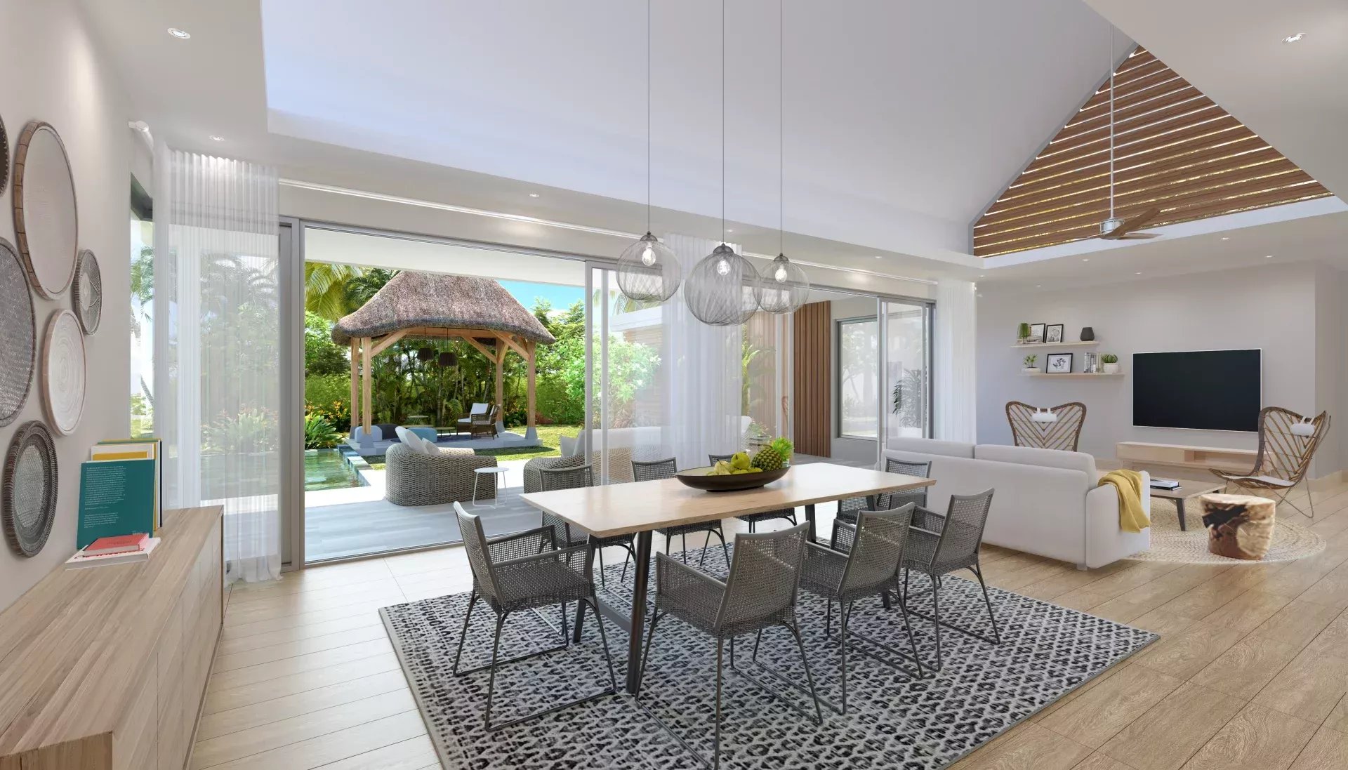 Вилла в Pointe d'Esny с 3 спальнями и частным бассейном на 650 м²
