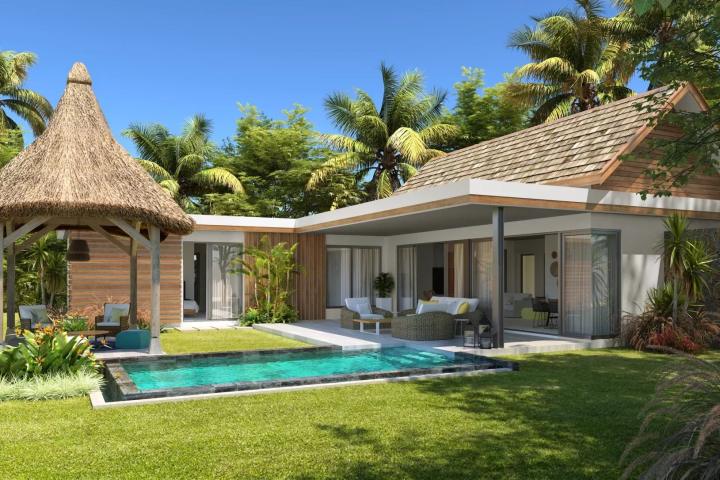 Villa in Pointe d'Esny with 3 bedrooms and private pool on 650 sq m