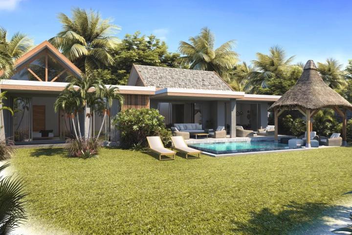 Villa in Pointe d'Esny with 3 bedrooms and private pool on 650 sq m