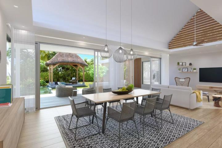 Villa in Pointe d'Esny with 3 bedrooms and private pool on 650 sq m