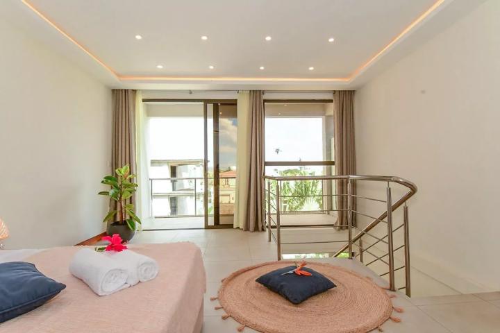 Triplex meublé de 2 chambres vue mer à louer à Flic en Flac