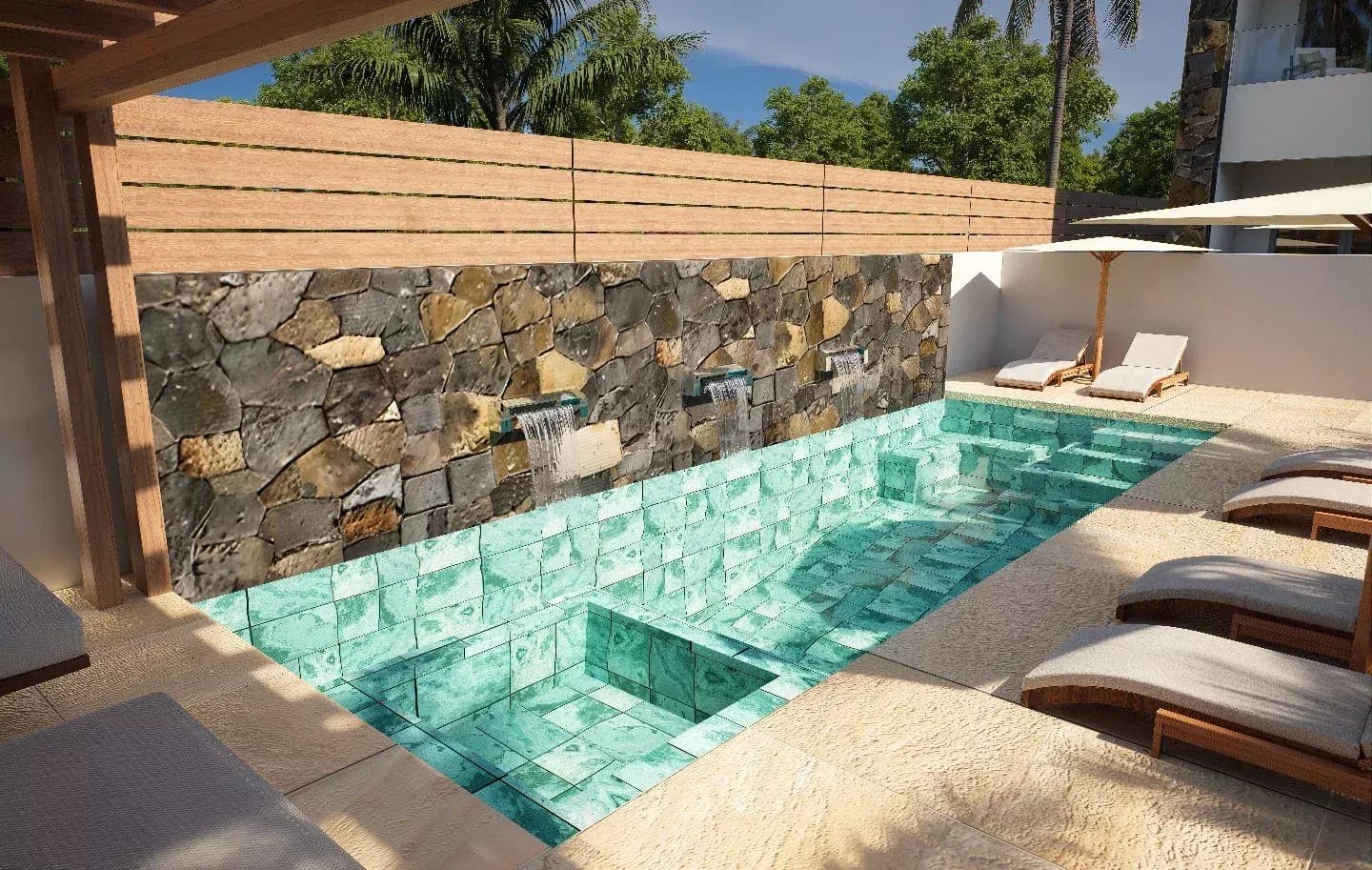 Penthouse exceptionnel à vendre à Mon Choisy, île Maurice – Penthouse Luxueux avec rooftop panoramique, piscine privée et jacuzzi