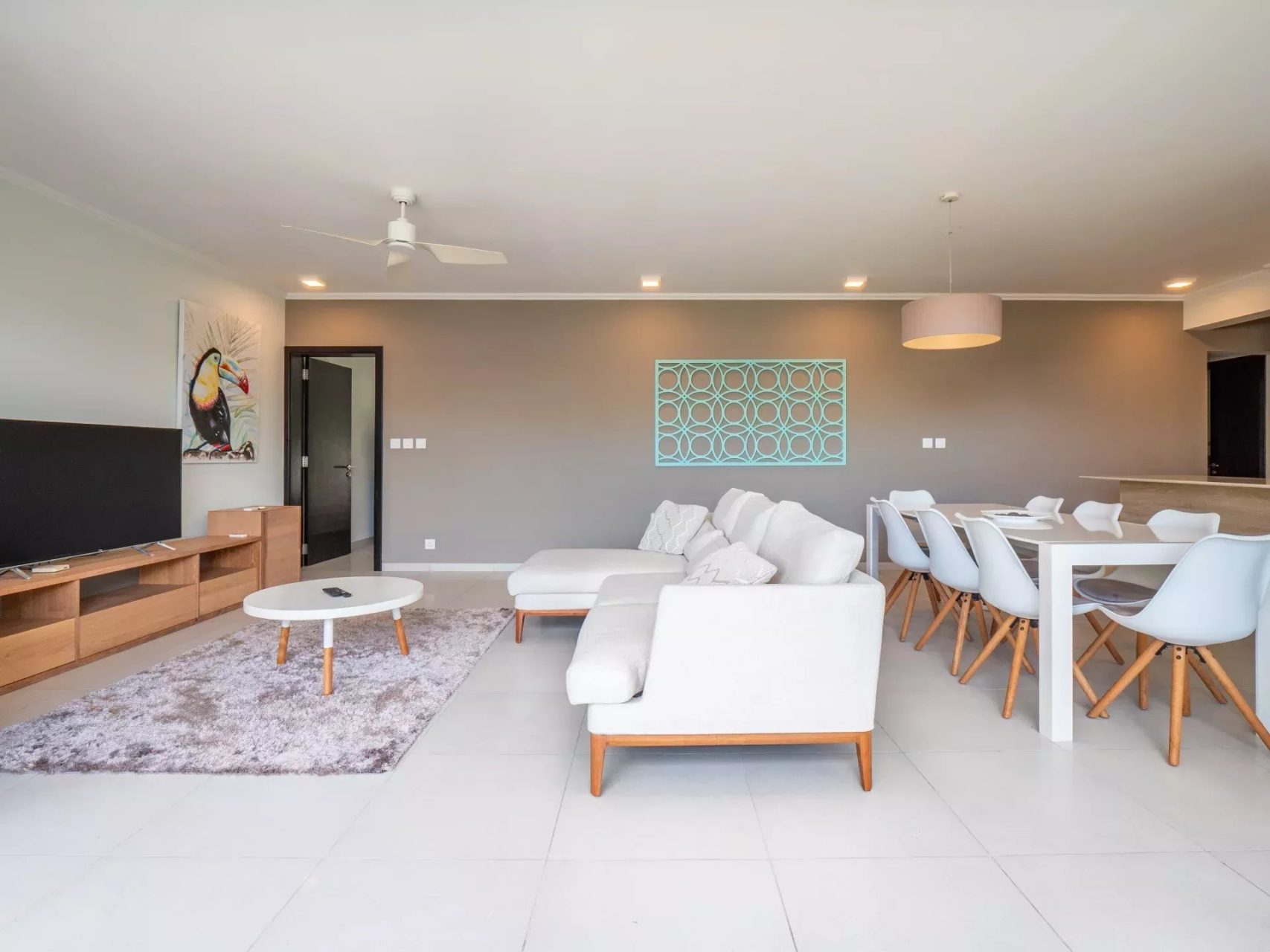 Appartement meublé 3 chambres avec terrasse à l’île Maurice proche golf et plage à vendre à Tamarin