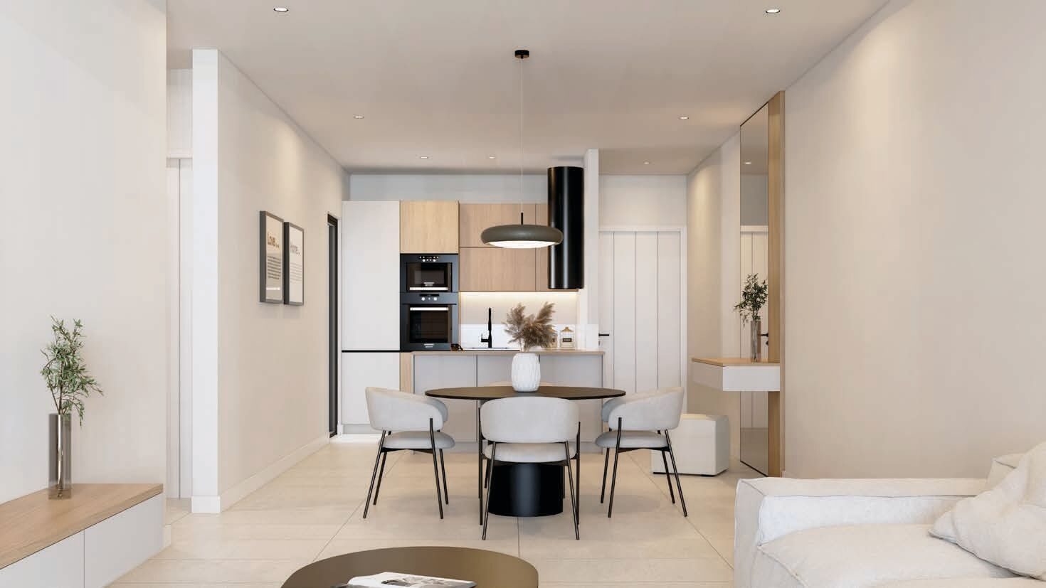 Appartement 1er étage avec vue mer et piscine commune à vendre à Tamarin