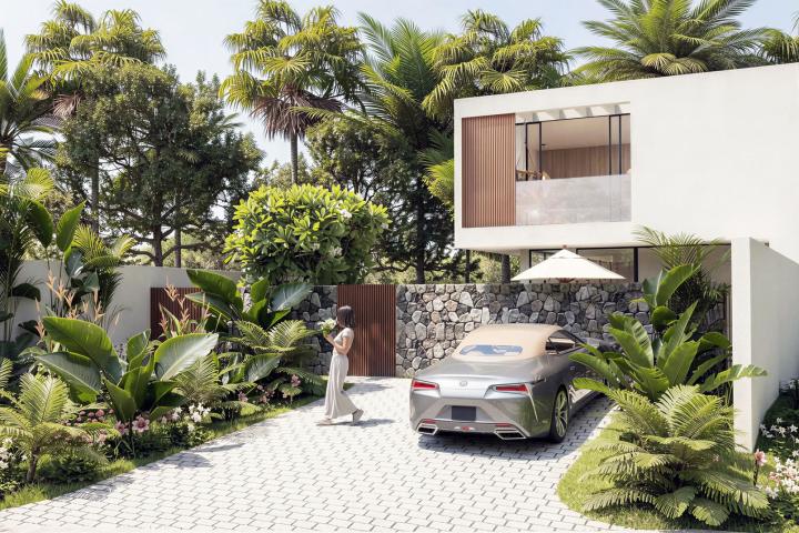 Contemporary villa in Rivière Noire in the heart of nature