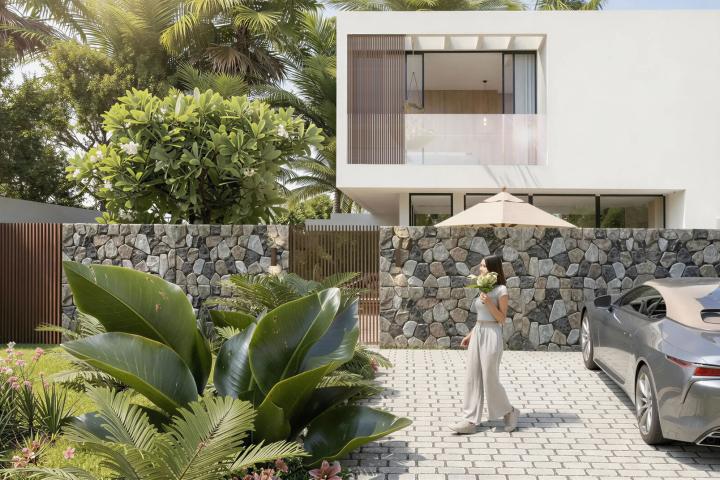 Contemporary villa in Rivière Noire in the heart of nature