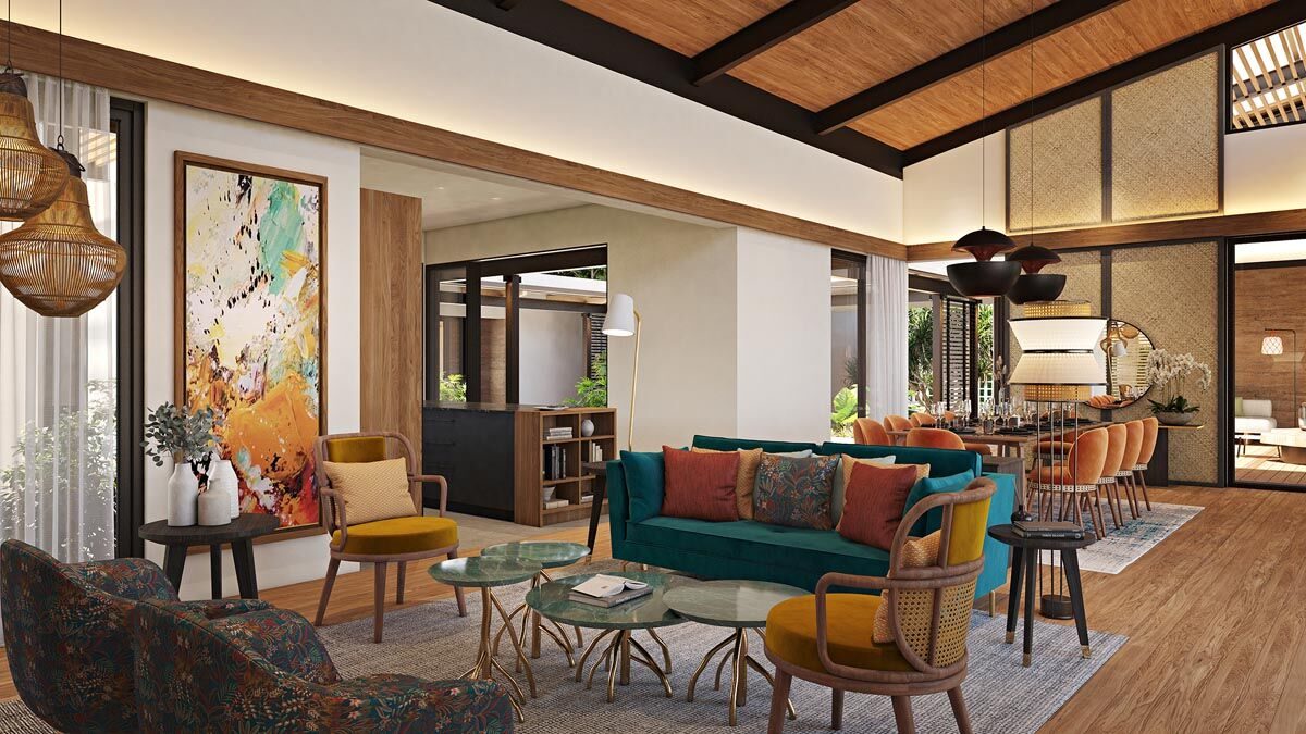 Villa éco-responsable 3 chambres à Tamarin face au golf à vendre