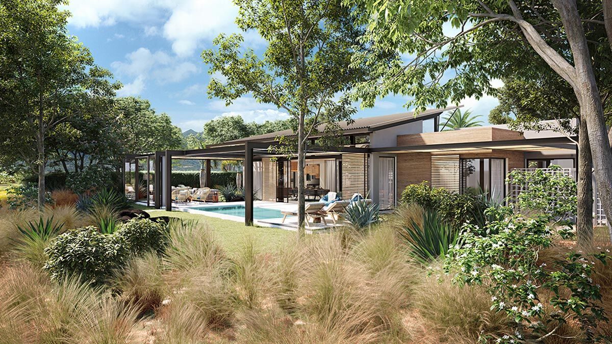 Villa éco-responsable 3 chambres à Tamarin face au golf à vendre