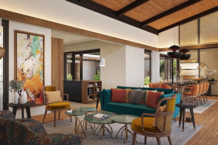 Villa éco-responsable 3 chambres à Tamarin face au golf à vendre