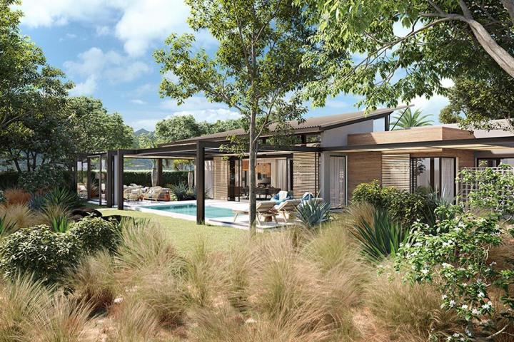 Villa éco-responsable 3 chambres à Tamarin face au golf à vendre