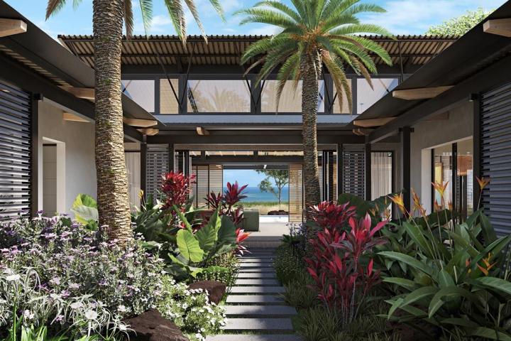 Villa éco-responsable 3 chambres à Tamarin face au golf à vendre